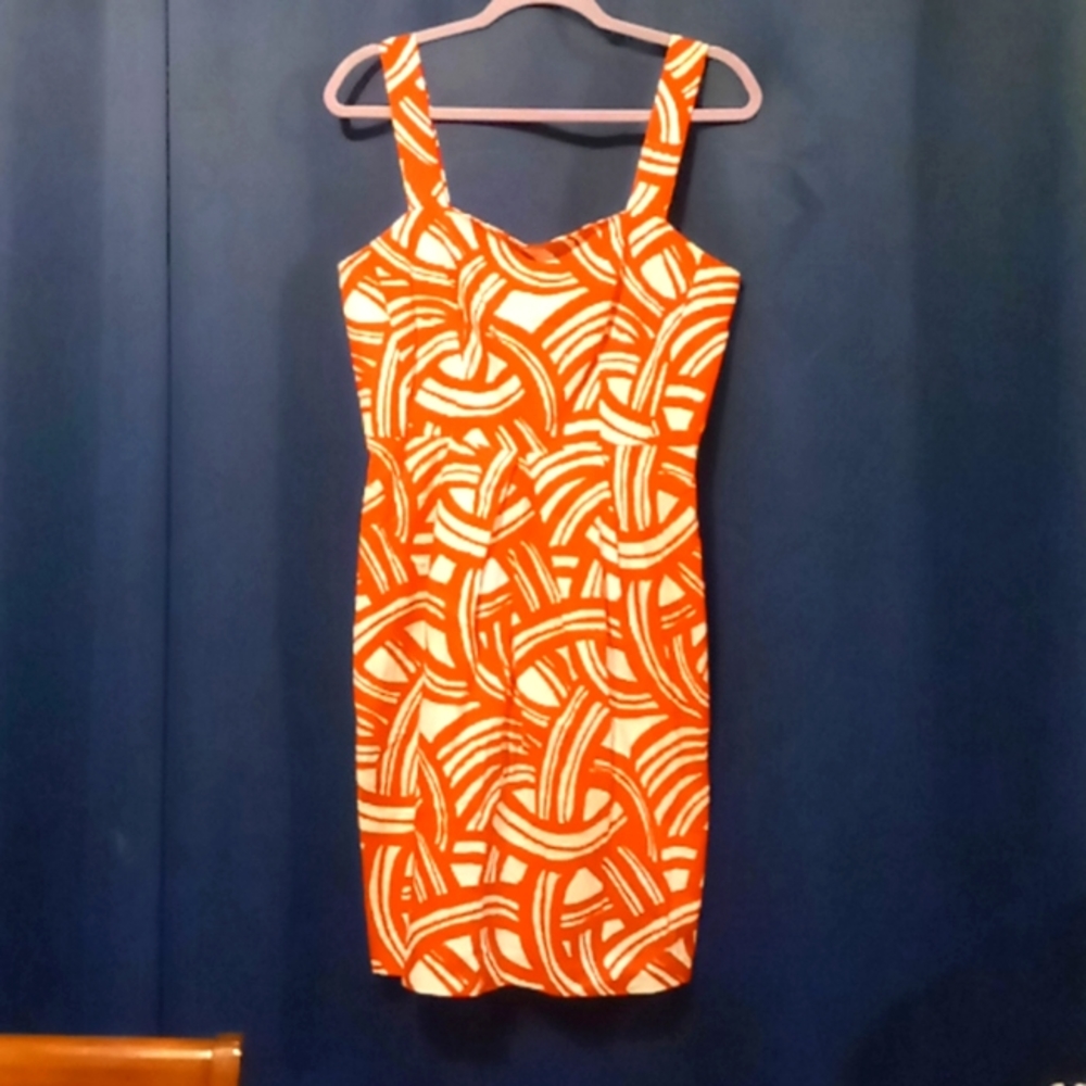 Banana republic swirl pattern dress